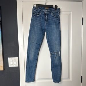MOTHER The Looker High Five Blue Denim Jeans